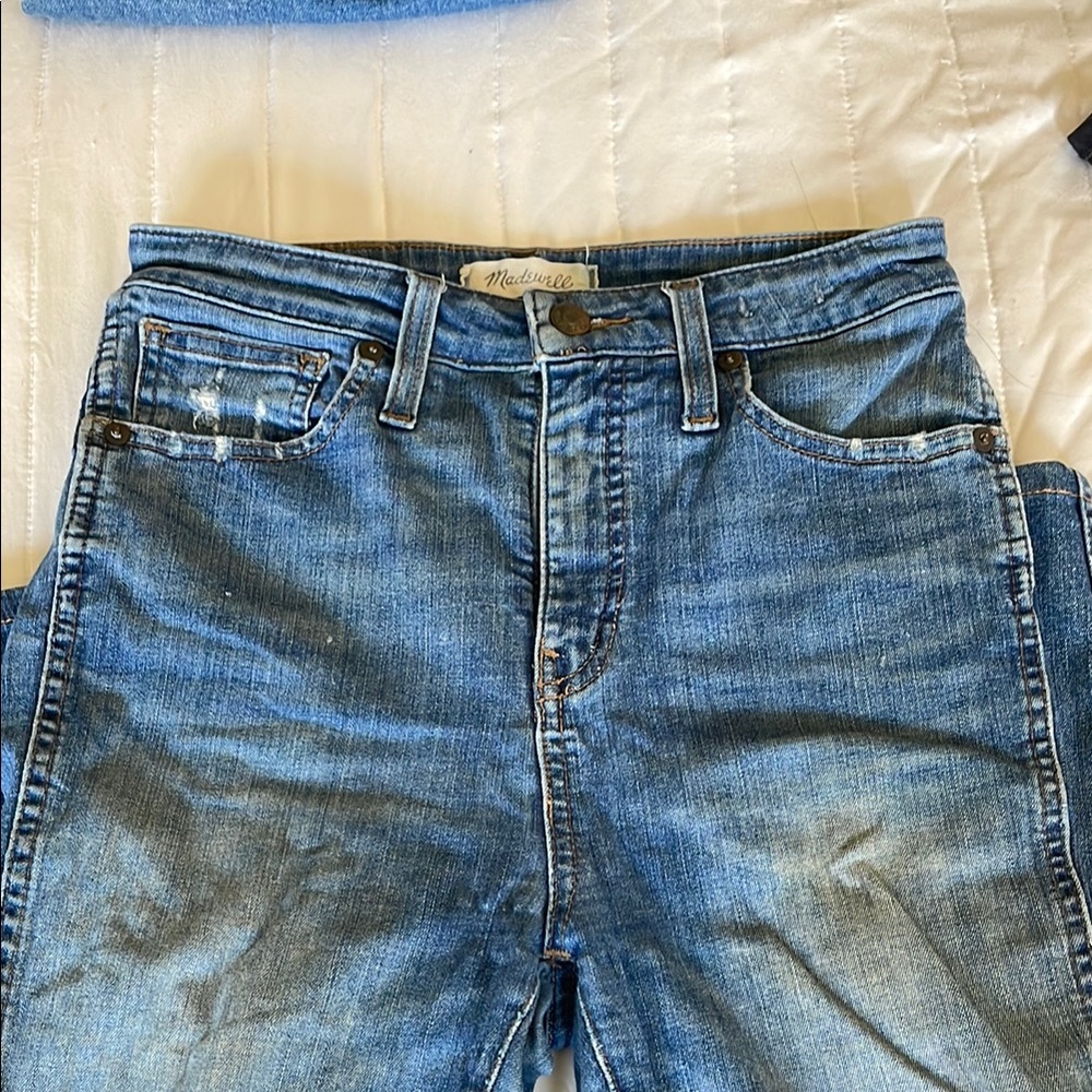 Madewell Blue Relaxed Jeans with Vintage Wash